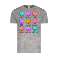 Cloud Rock valentine's day candy hearts Vintage Tee - MaliasSmallBusiness