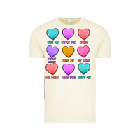 Vintage Arctic valentine's day candy hearts Vintage Tee - MaliasSmallBusiness