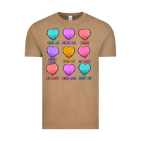 Vintage Coffee valentine's day candy hearts Vintage Tee - MaliasSmallBusiness