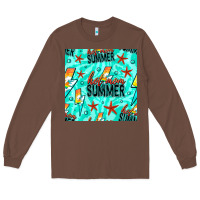 Chestnut Hot Mom Summer Digital Paper Long Sleeve Tee - BundleAndBundleShop