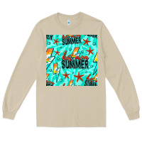 Mushroom Hot Mom Summer Digital Paper Long Sleeve Tee - BundleAndBundleShop