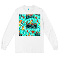 White Hot Mom Summer Digital Paper Long Sleeve Tee - BundleAndBundleShop