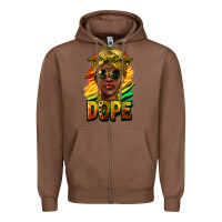 Chestnut unapologetically dope afro Zipper Hoodie - NancyCooperArtShop
