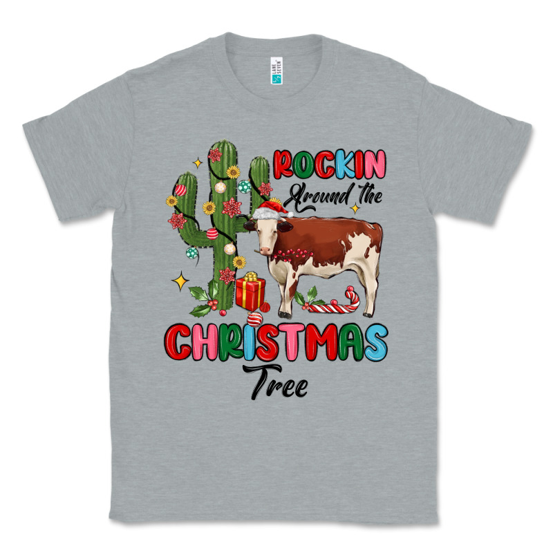 Rockin Around The Christmas Tree Classic Tee by MaliasSmallBusiness | Teevron