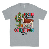 Heather Grey rockin around the christmas tree Classic Tee - MaliasSmallBusiness