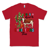 Red rockin around the christmas tree Classic Tee - MaliasSmallBusiness