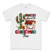 White rockin around the christmas tree Classic Tee - MaliasSmallBusiness