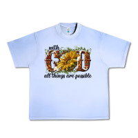 Grape Ice with god all things are possible Urban Heavy Tee - NancyCooperArtShop