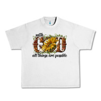 Lunar Rock with god all things are possible Urban Heavy Tee - NancyCooperArtShop