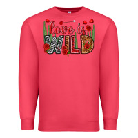 Cardinal Love is wild Valentine's Day Premium Sweatshirt - HowdyJamesFarm