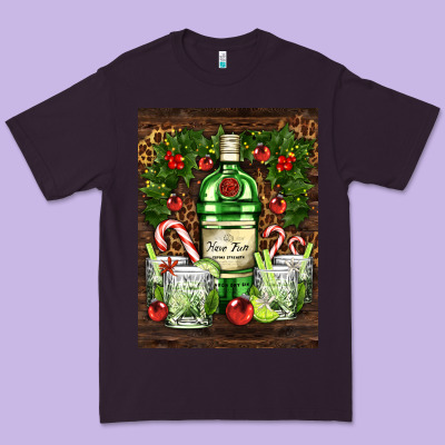 Gin Tonic Cocktail Premium Tee Designed By Adodesignshop