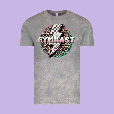 Gymnast Vintage Tee Designed By Maliassmallbusiness