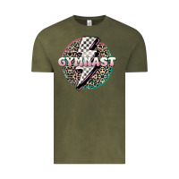 Vintage Olive gymnast Vintage Tee - MaliasSmallBusiness
