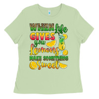 Matcha when life gives you lemons make something Ladies Tee - RanaPortraitStore