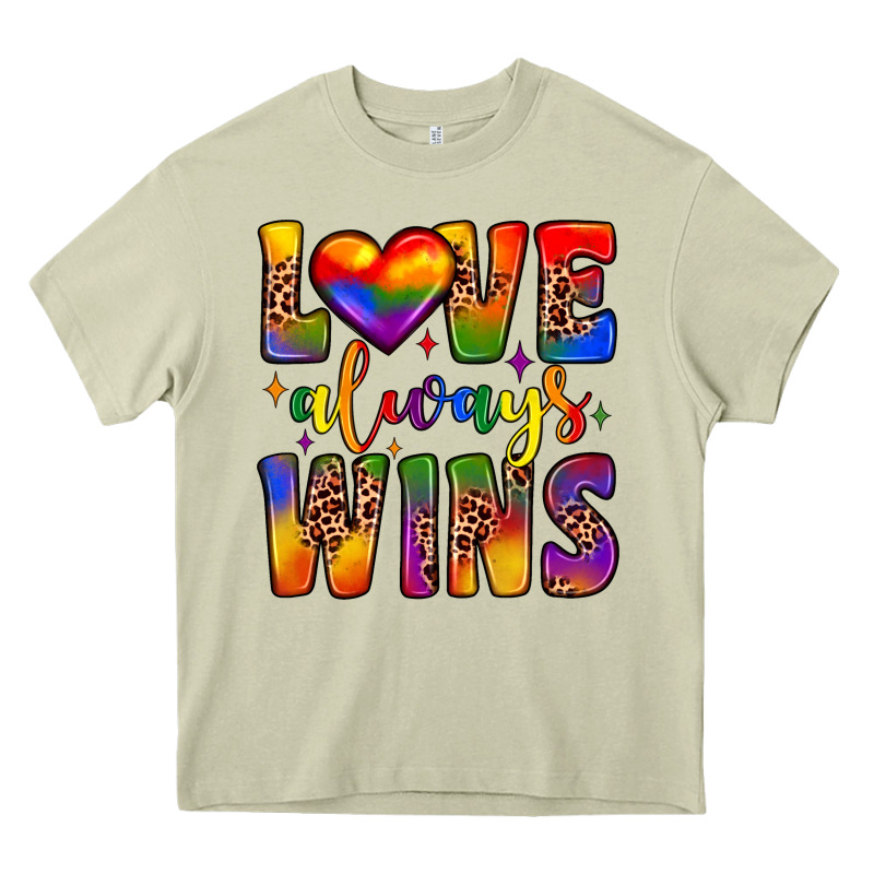 Love Always Wins Heavy Core Tee by JahusDesignShop | Teevron