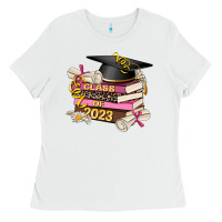 White class of 2023 graduated Ladies Tee - AdoDesignShop