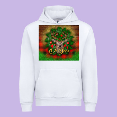 Oh Deer Urban Hoodie Designed By Bundleandbundleshop