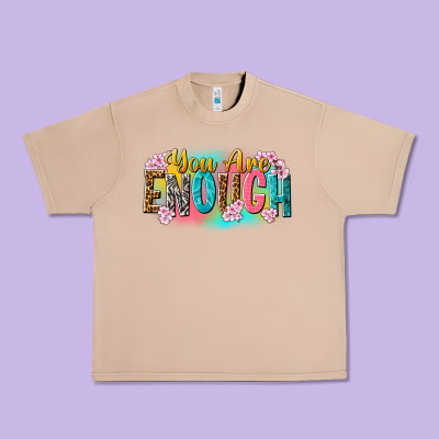 You Are Enough Urban Heavy Tee Designed By Nancycooperartshop