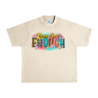 Sandshell you are enough Urban Heavy Tee - NancyCooperArtShop