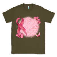 Customized Breast Cancer Ribbon And Background Classic Tee | Teevron