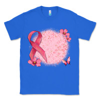 True Royal customized breast cancer ribbon and background Classic Tee - MaliasSmallBusiness