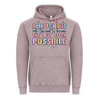 Vintage Zinc ambitchous (adj.) the need to become the best bitc Vintage Hoodie - MaliasSmallBusiness
