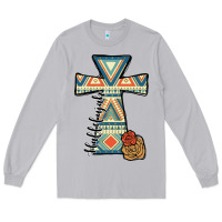 Moon Dust halleluljah aztec cross Long Sleeve Tee - JahusDesignShop