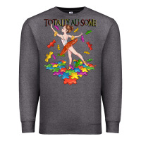 Charcoal Heather totally au some Premium Sweatshirt - CowGirlArtShop