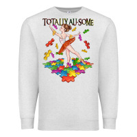 Oatmeal Heather totally au some Premium Sweatshirt - CowGirlArtShop