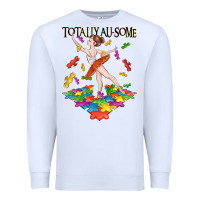 White totally au some Premium Sweatshirt - CowGirlArtShop