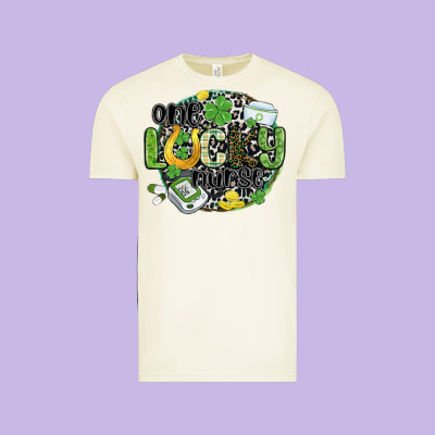 One Lucky Nurse Vintage Tee Designed By Maliassmallbusiness
