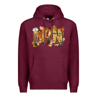 Burgundy fall lpn Premium Hoodie - CowGirlArtShop