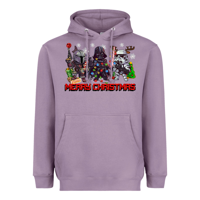 Merry Christmas Gnomies Heavyweight Hoodie by CowGirlArtShop | Teevron