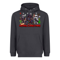 Smoke merry christmas gnomies Heavyweight Hoodie - CowGirlArtShop
