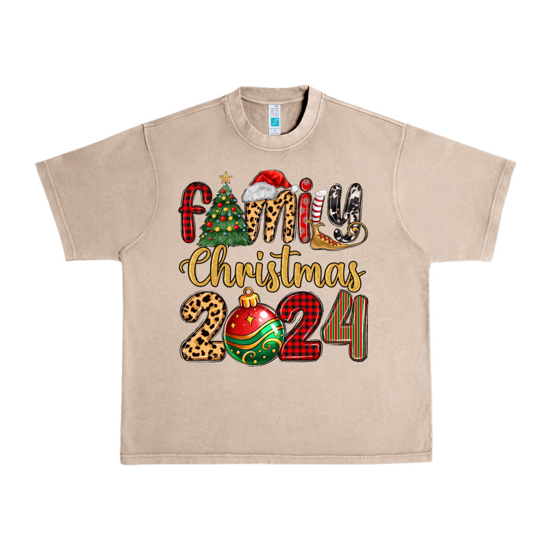 Family Christmas 2024 Urban Heavy Tee by MaliasSmallBusiness | Teevron