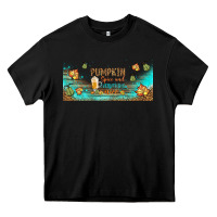Black pumpkin spice and everything nice libbey glass Heavy Core Tee - BundleAndBundleShop