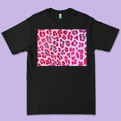 Leopard Background Pink Shimmer 3200x2400 Premium Tee Designed By Adodesignshop