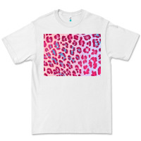 White leopard background pink shimmer 3200x2400 Premium Tee - AdoDesignShop