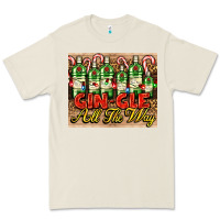 Bone GIN GLE Christmas gin bottles Premium Tee - AdoDesignShop