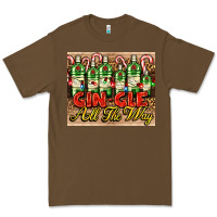 Cacao GIN GLE Christmas gin bottles Premium Tee - AdoDesignShop