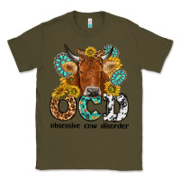 Army Green obsessive cow disorder Classic Tee - NancyCooperArtShop