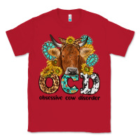 Red obsessive cow disorder Classic Tee - NancyCooperArtShop
