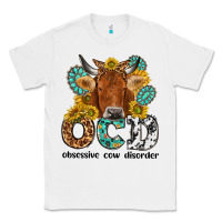 White obsessive cow disorder Classic Tee - NancyCooperArtShop