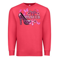 Cardinal Crush Cancer with high heels Cancer Awareness Premium Sweatshirt - HowdyJamesFarm