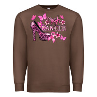 Chestnut Crush Cancer with high heels Cancer Awareness Premium Sweatshirt - HowdyJamesFarm