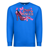 True Royal Crush Cancer with high heels Cancer Awareness Premium Sweatshirt - HowdyJamesFarm