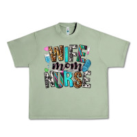 Oil Green wife mom nurse Urban Heavy Tee - NancyCooperArtShop