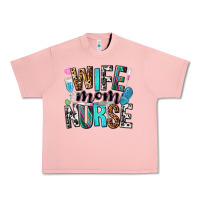 Salmon wife mom nurse Urban Heavy Tee - NancyCooperArtShop