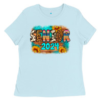 Baby Blue senior 2024 Ladies Tee - Artiststas
