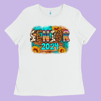 Senior 2024 Ladies Tee Designed By Artiststas